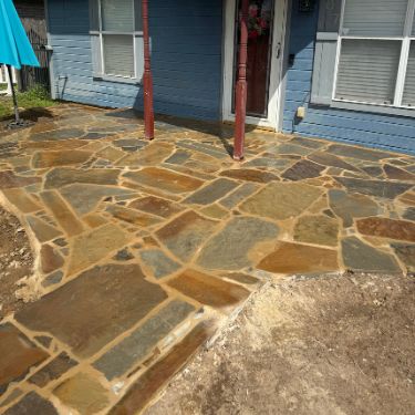 Flagstone Entrance