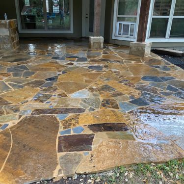 Oklahoma Flagstone Patio